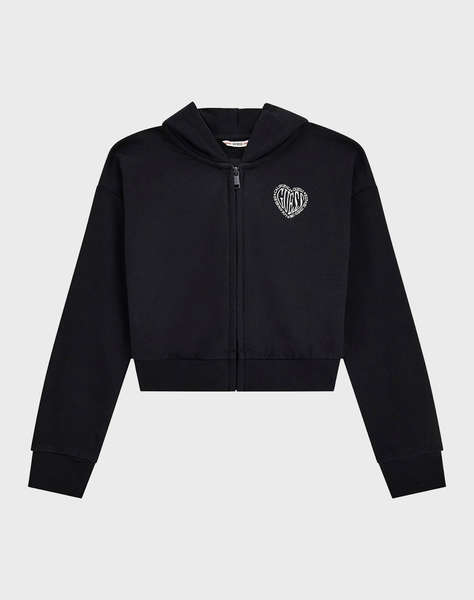 GUESS HOODED LS ACTIVE TOP W/ZIP ДЕТСКИ СУИТШЪР GIRL