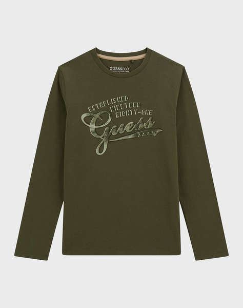 GUESS LS T-SHIRT ДЕТСКА БЛУЗА BOY