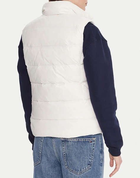 TOMMY JEANS TJW SLIM ZIP PRINT DOWN VEST