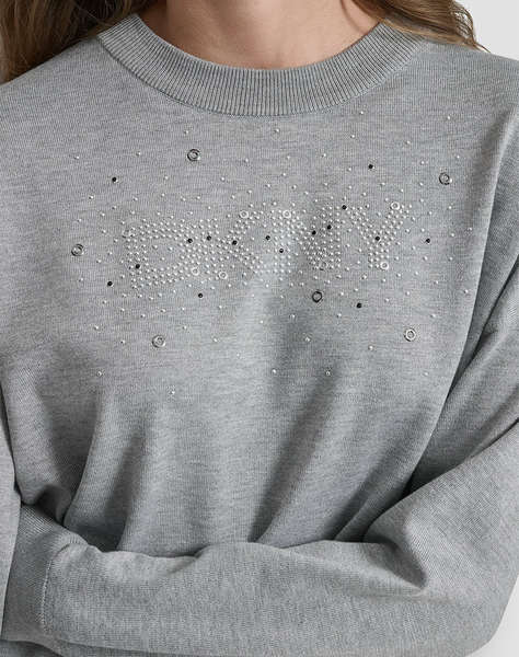 DKNY P5MSBY47 ПУЛОВЕР С ДЪЛЪГ РЪКАВ DKNY