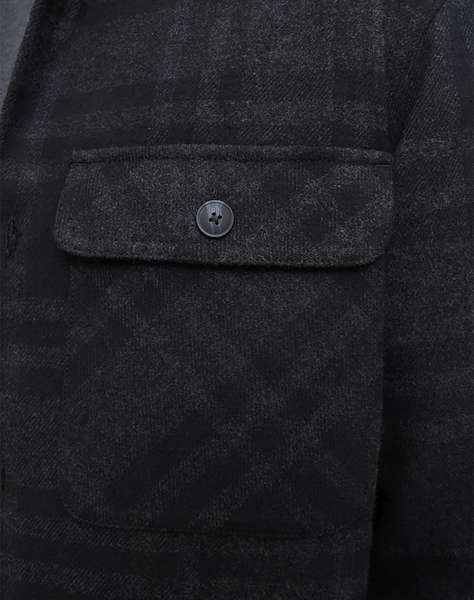 JACK&JONES JPRRAYLE MELANGE CHECK L/S OVERSHIRT SN