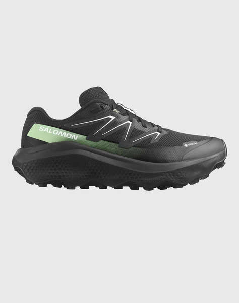 SALOMON TRAIL RUNNING - ULTRA ULTRA FLOW 2 GTX BLAC BLACK / BLACK / PATINA GREEN МЪЖКИ ОБУВКИ