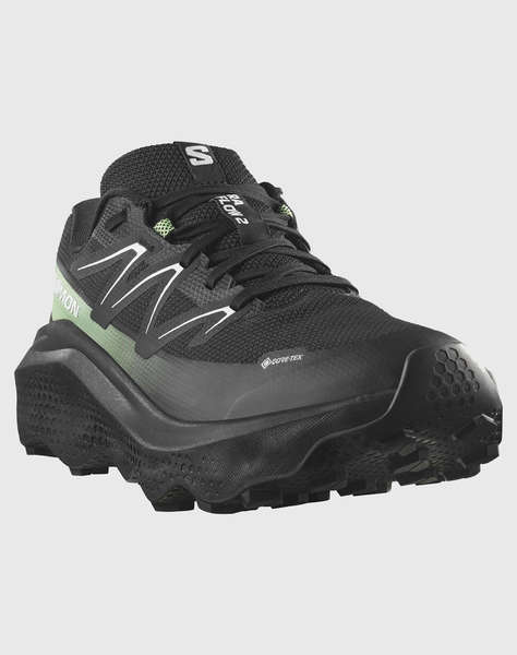 SALOMON TRAIL RUNNING - ULTRA ULTRA FLOW 2 GTX BLAC BLACK / BLACK / PATINA GREEN МЪЖКИ ОБУВКИ