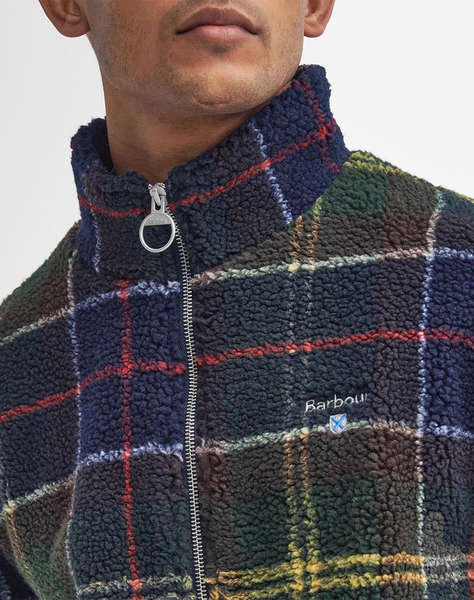BARBOUR BARBOUR TARTAN FLEECE ZIP THROUGH