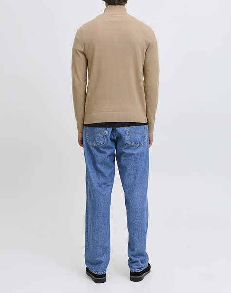 JJRE JREBCALLUM KNIT HALF ZIP SN