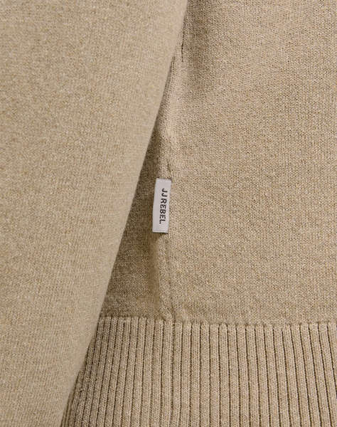 JJRE JREBCALLUM KNIT HALF ZIP SN