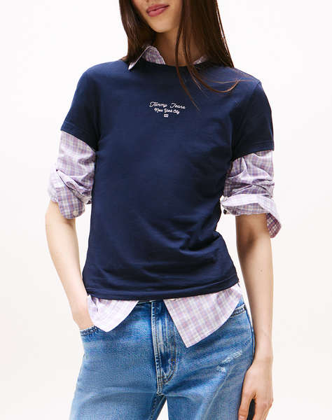 TOMMY JEANS TJW SLIM ESS LOGO 1 TEE EXT