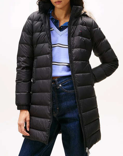 TOMMY JEANS TJW ESSENTIAL HOODED DOWN COAT