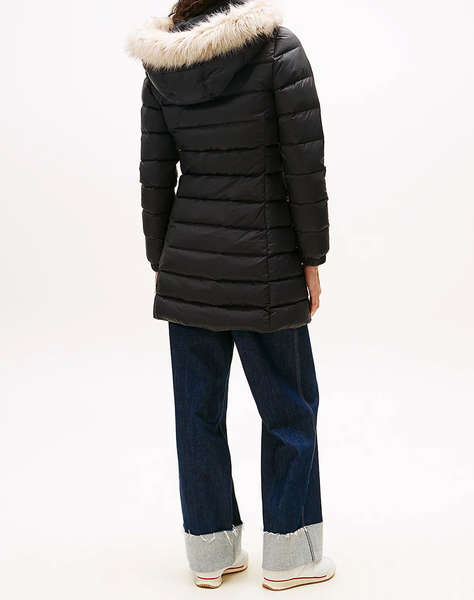 TOMMY JEANS TJW ESSENTIAL HOODED DOWN COAT