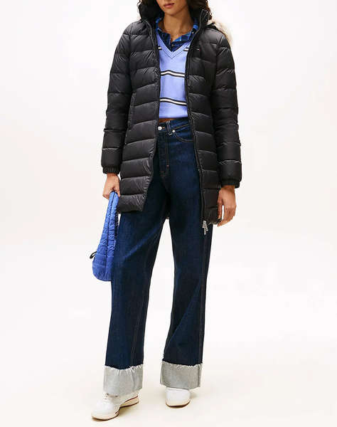 TOMMY JEANS TJW ESSENTIAL HOODED DOWN COAT