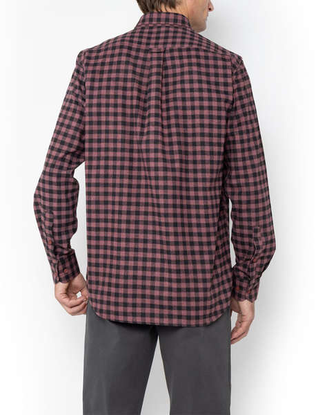 THE BOSTONIANS РИЗА MAVERICK FLANNEL REGULAR FIT MedCheck FLANNEL Button-down Regular FIT