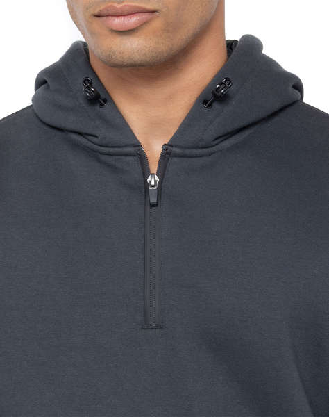 THE BOSTONIANS COTTON SWEATSHIRT HALF ZIP REGULAR FIT QUAL 7262 PAT 9019-00