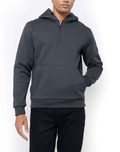 THE BOSTONIANS COTTON SWEATSHIRT HALF ZIP REGULAR FIT QUAL 7262 PAT 9019-00