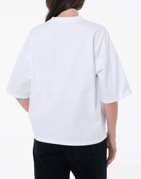 CALVIN KLEIN SS WOVEN LABEL OVERSIZED TEE