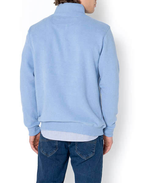 THE BOSTONIANS COTTON SWEATSHIRT HALF ZIP REGULAR FIT
