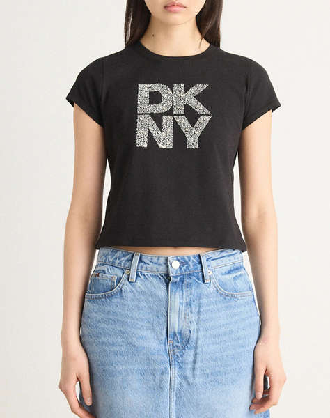 DKNY DJ5T1512 LOGO Блуза с къс ръкав DKNY