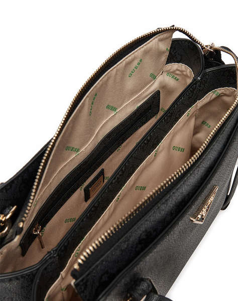 GUESS ECO ERICA 2 COMP SATCHEL WOMEN''S BAG