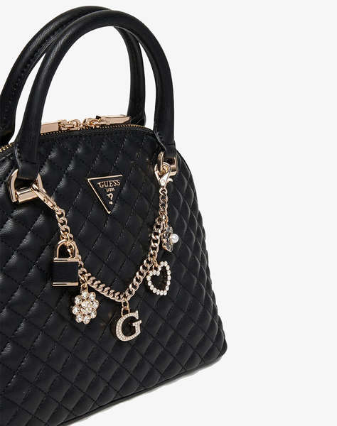 GUESS EVERLEE DOME SATCHEL WOMEN''S BAG