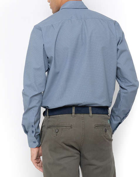 THE BOSTONIANS РИЗА CHARLES ПОПЛИН CUSTOM FIT Patterned POPLIN Semi-rex Custom FIT