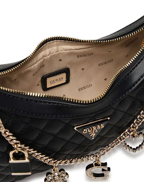 GUESS EVERLEE TOP ZIP SHOULDER BAG WOMEN''S BAG