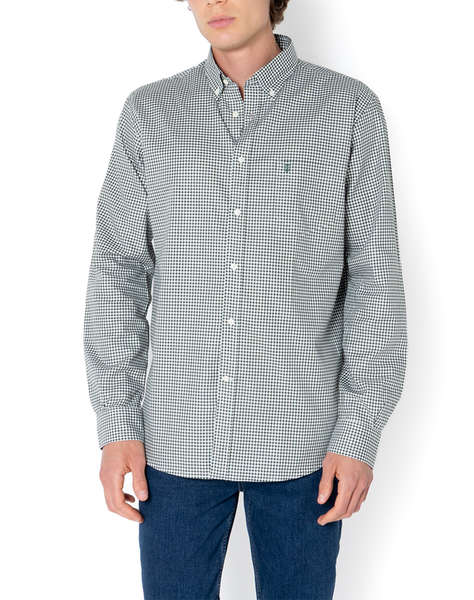 THE BOSTONIANS РИЗА CHESTER TWILL REGULAR FIT MiniCheck TWILL Button-down Regular FIT