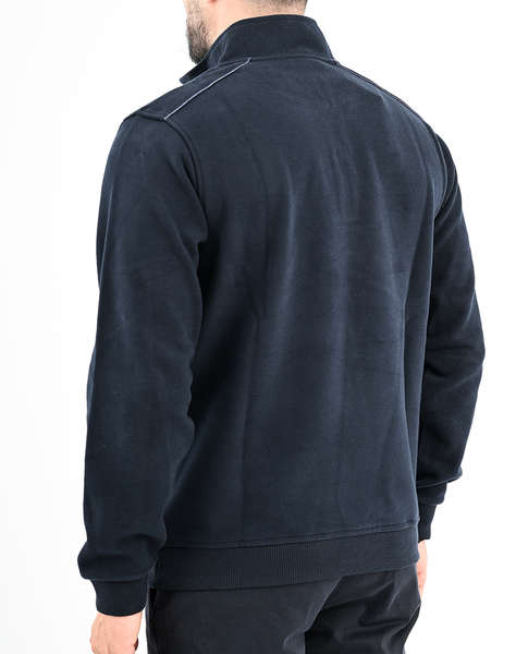 LEXTON SWEATSHIRT POLO ZIP 70%ПАМУК-30%ПОЛИ.
