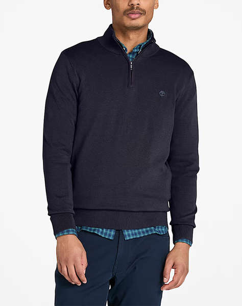 TIMBERLAND WILLIAMS RIVER Cotton YD 1/4 Zip Sweater