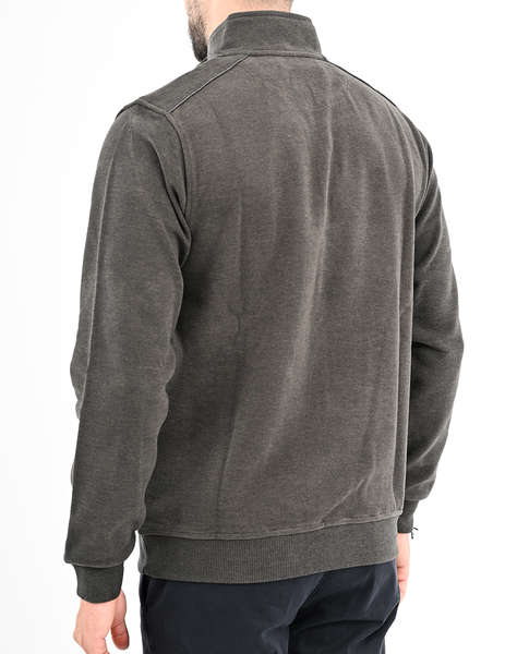 LEXTON SWEATSHIRT POLO ZIP 70%ПАМУК-30%ПОЛИ.