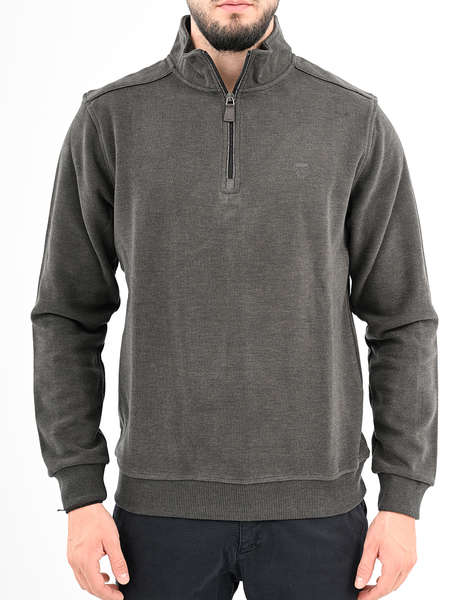 LEXTON SWEATSHIRT POLO ZIP 70%ПАМУК-30%ПОЛИ.