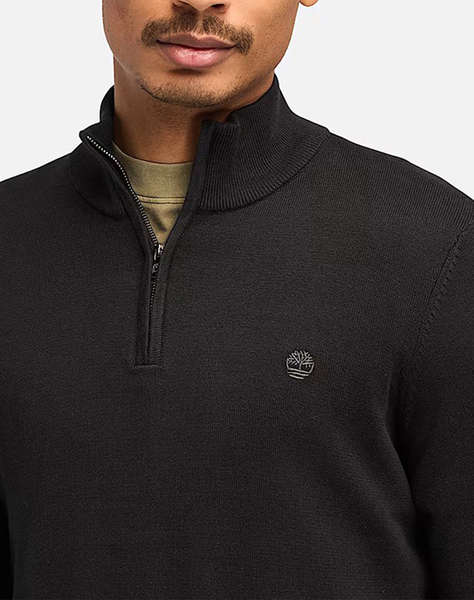 TIMBERLAND WILLIAMS RIVER Cotton YD 1/4 Zip Sweater