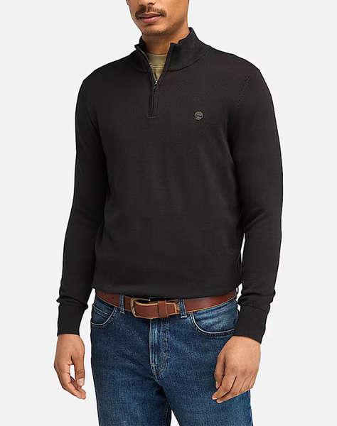 TIMBERLAND WILLIAMS RIVER Cotton YD 1/4 Zip Sweater
