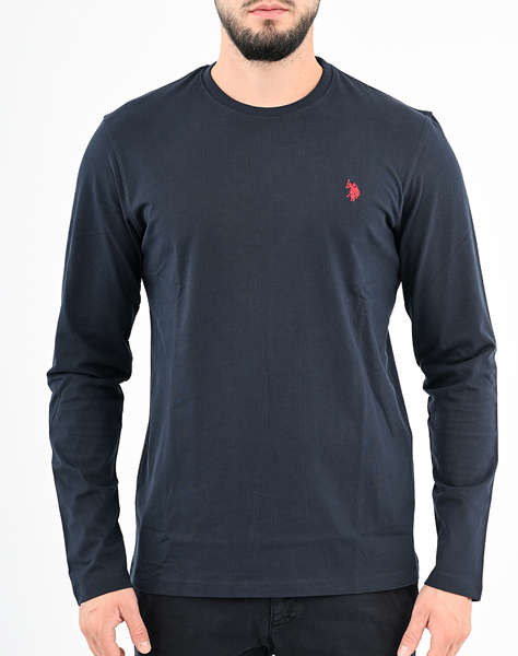 US POLO ASSN WILL 000398 EH03 BASIC T SHIRT LS МЪЖКА БЛУЗА