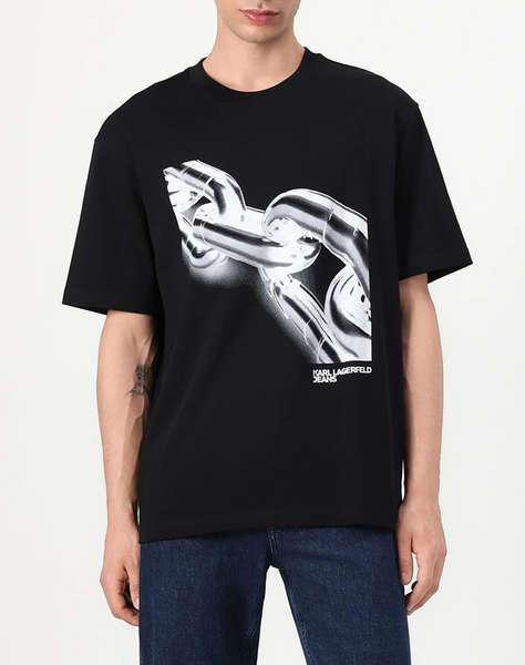 KARL LAGERFELD JEANS KLJ RELAX CHAIN TEE