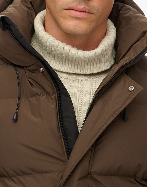 SUPERDRY D2 SDSW HOODED 5 BAFFLE SPORTS PUFFER МЪЖКО ЯКЕ