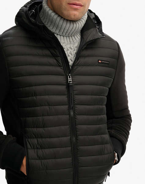 SUPERDRY D1 SDSW HOOD STORM FLEECE HYBRID JKT МЪЖКО ЯКЕ