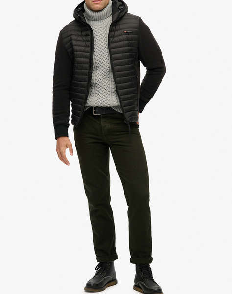 SUPERDRY D1 SDSW HOOD STORM FLEECE HYBRID JKT МЪЖКО ЯКЕ