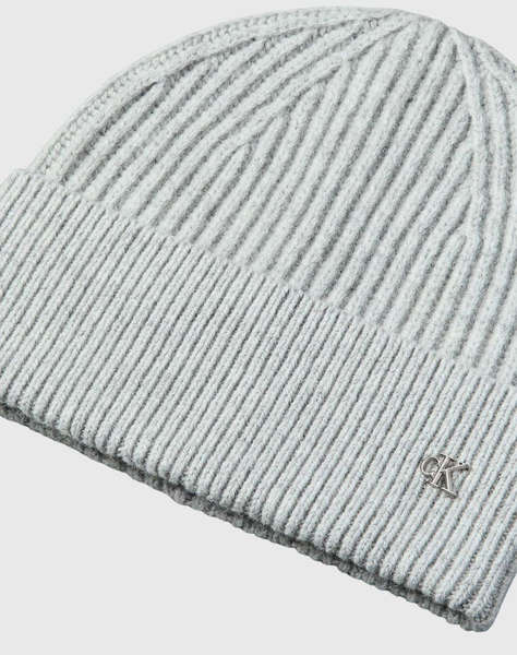 CALVIN KLEIN JEANS CK METAL WOOL BEANIE