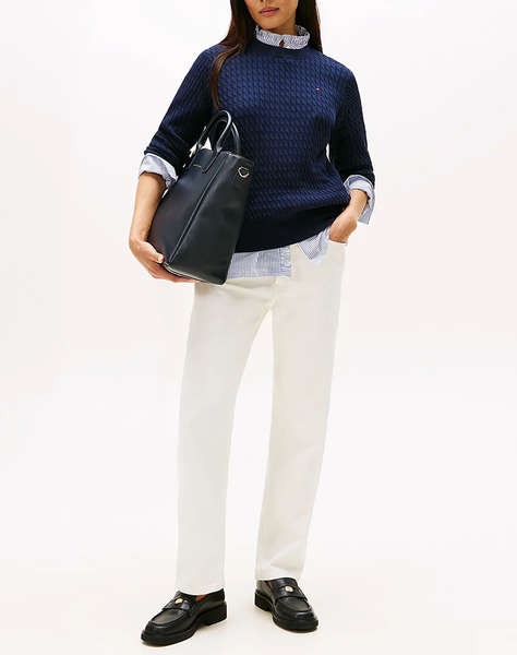 TOMMY HILFIGER CO CABLE C-NK LS SWEATER