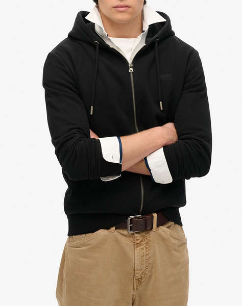 SUPERDRY D1 OVIN ESSENTIAL LOGO ZIP HOODIE HB MEN''S SWEATSHIRT
