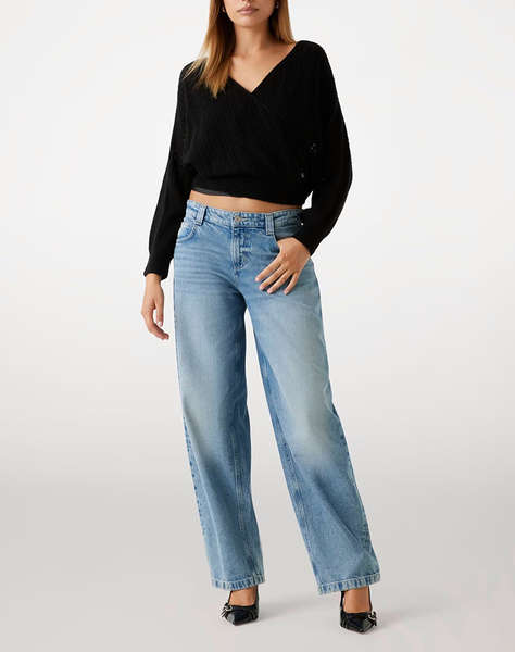 GUESS LS VN OVERLAPPED IZABELLA SWTR ПЛЕТЕНИ ДАМСКИ ДРЕХИ