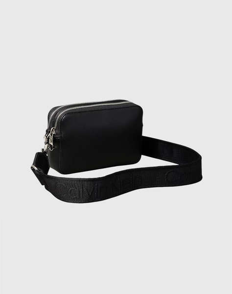 CALVIN KLEIN WEBBING DOUBLE STRAP CAMERA BAG