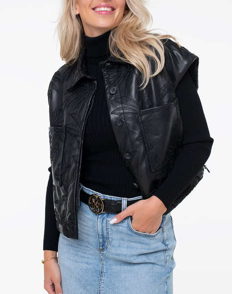 GUESS CHANTAL PU EMBRO VEST ДАМСКО ЯКЕ