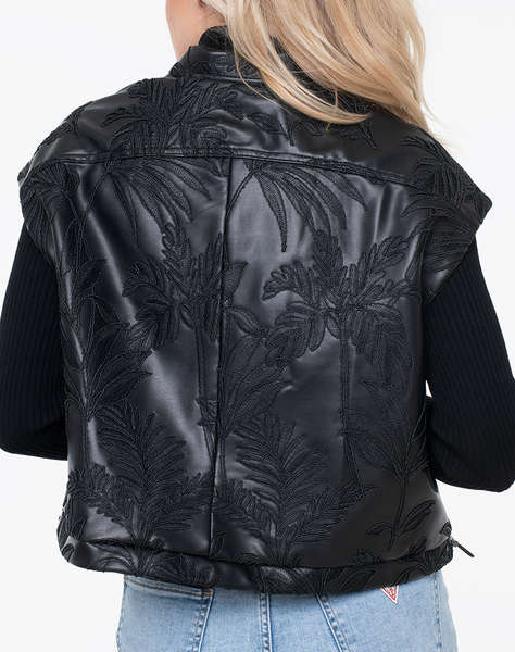 GUESS CHANTAL PU EMBRO VEST ДАМСКО ЯКЕ