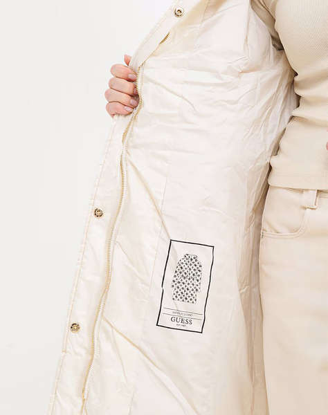 GUESS IMMA LOGO MIDI PUFFER ДАМСКО ЯКЕ