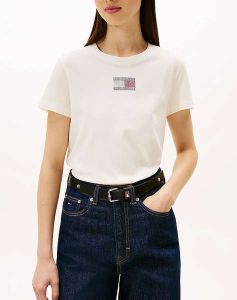 TOMMY JEANS TJW REG PARTY FLAG TEE EXT