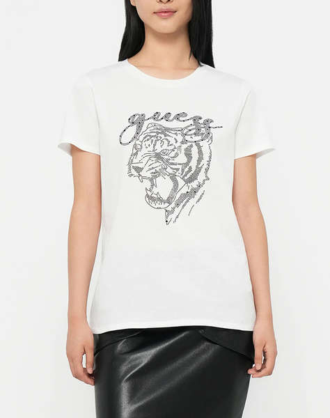 GUESS SS GUESS TIGER FACE EASY TEE ДАМСКА БЛУЗА