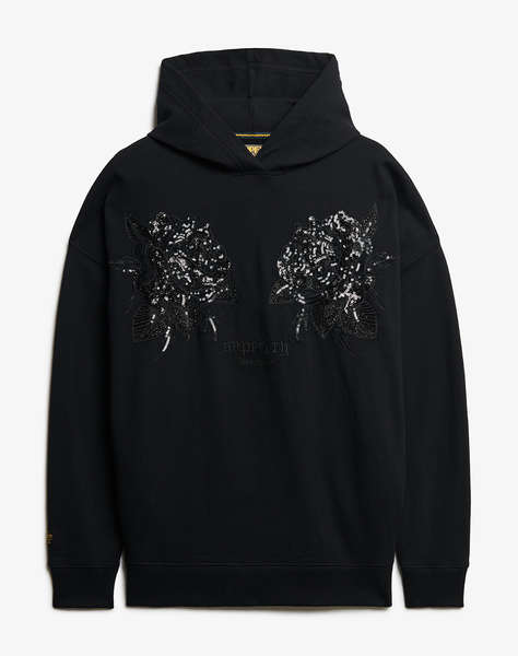 SUPERDRY D3 OVIN TATTOO EMBELLISH OVERSIZE HOOD ДАМСКИ СУИТШЪРТ