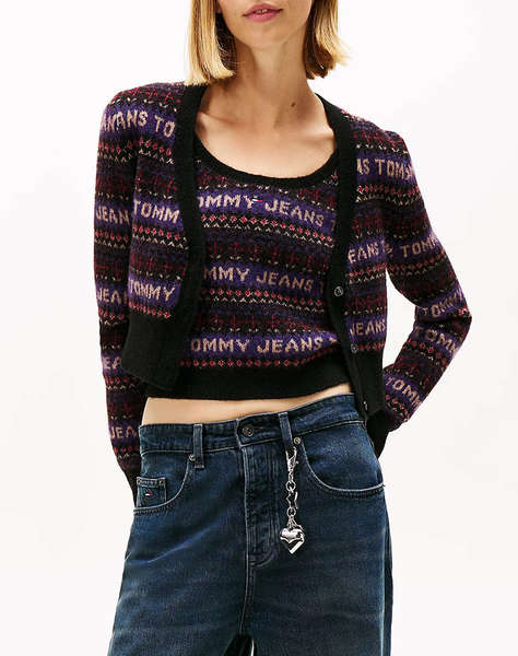 TOMMY JEANS TJW FAIRISLE CARDIGAN
