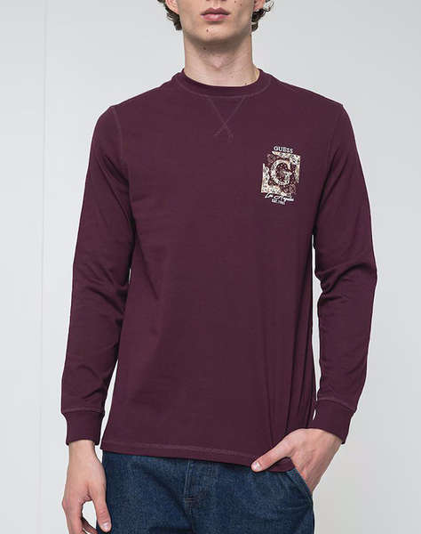 GUESS CN LS BIG G LOGO TEE МЪЖКА ТЕНИСКА