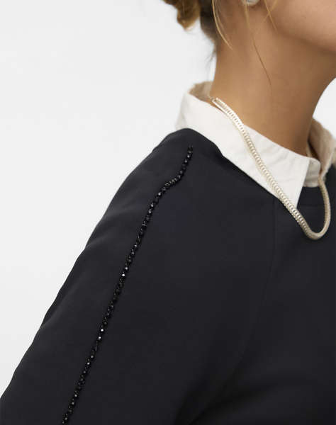 VERO MODA VMHEARTLEY L/S SWEAT JRS BTQ GA